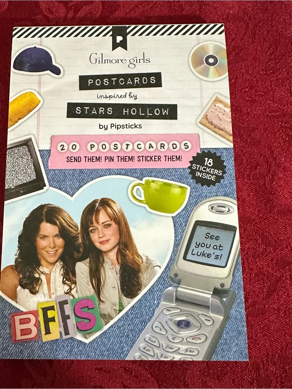 New the Gilmore Girls Greetings from Stars Hollow Postcard Book by Pipsticks